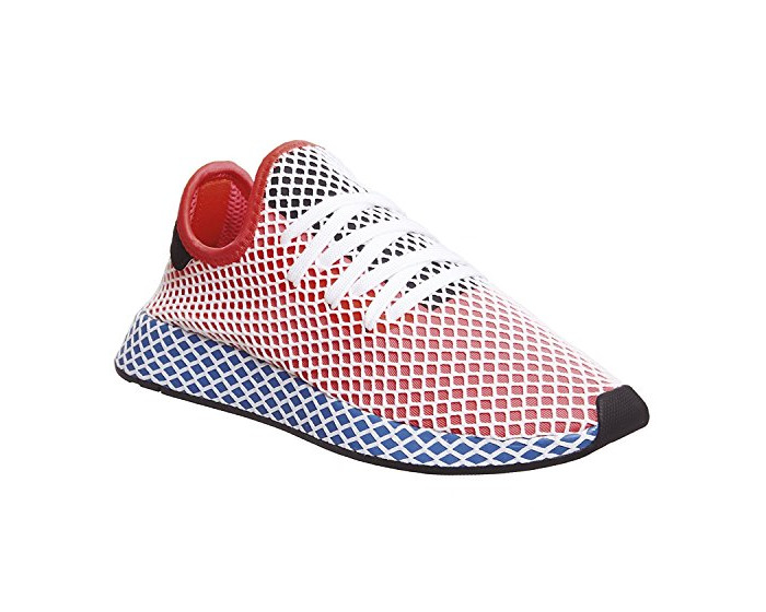 Fashion Adidas Deerupt Runner, Zapatillas de Gimnasia Para Hombre, Rojo