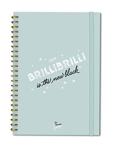 Book Agenda anual día/vista La Vecina Rubia 2019: Brillibrilli is the new black: