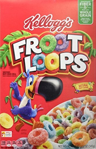 Kellog's Froot Loops Cereales Americanos