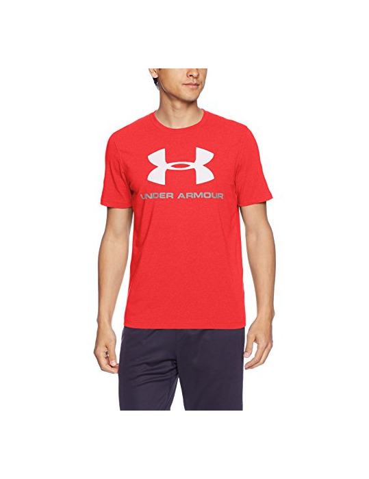 Fitness Under Armour Cc Sportstyle Logo Camiseta de Manga Corta, Hombre, Rojo