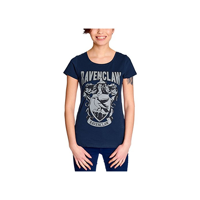 Elbenwald Harry Potter Camiseta de Las Señoras de Ravenclaw Cresta de Algodón