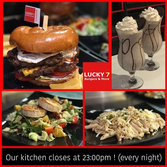 Restaurantes lucky 7 burgers and more