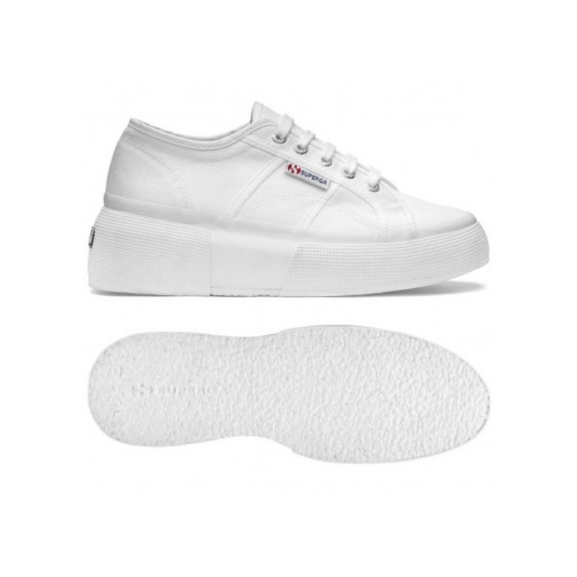 Moda Superga 2790Cotw Linea Up And Down, Zapatillas Unisex adulto, Blanco