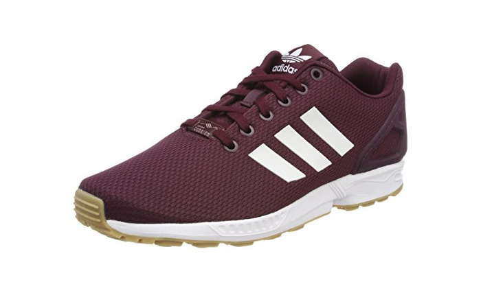 Fashion Adidas ZX Flux, Zapatillas de Deporte para Hombre, Rojo