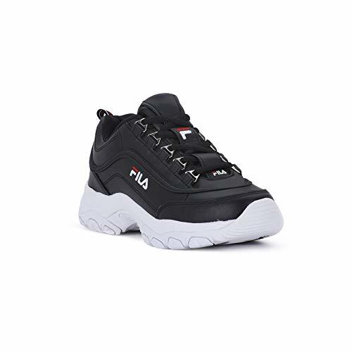 Fashion FILA Zapatos Mujer Zapatillas Bajas 1010560.25Y Strada Low WMN Talla 38 Negro