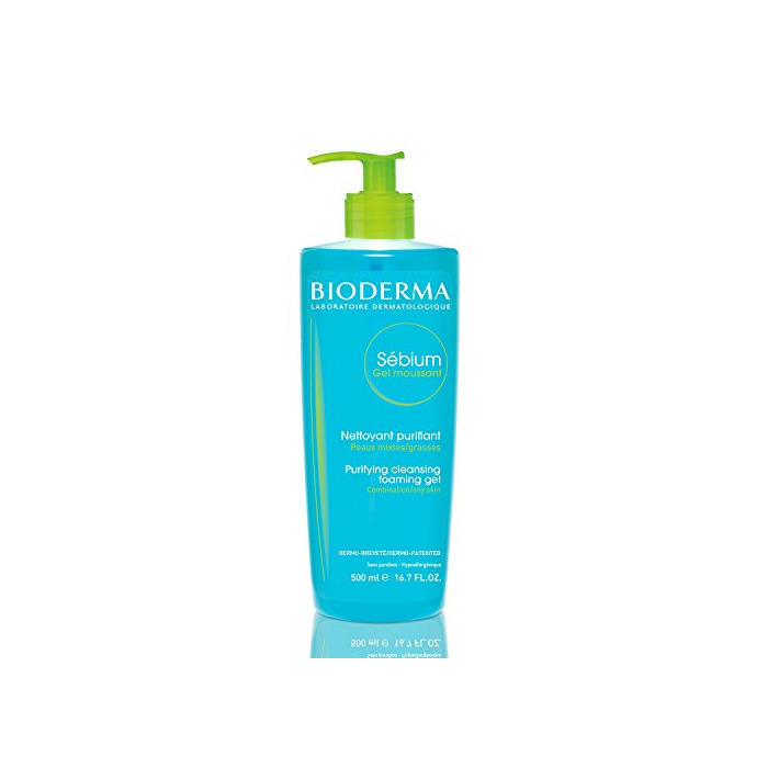 Belleza BIODERMA SEBIUM gel moussant nettoyant purifiant 500 ml