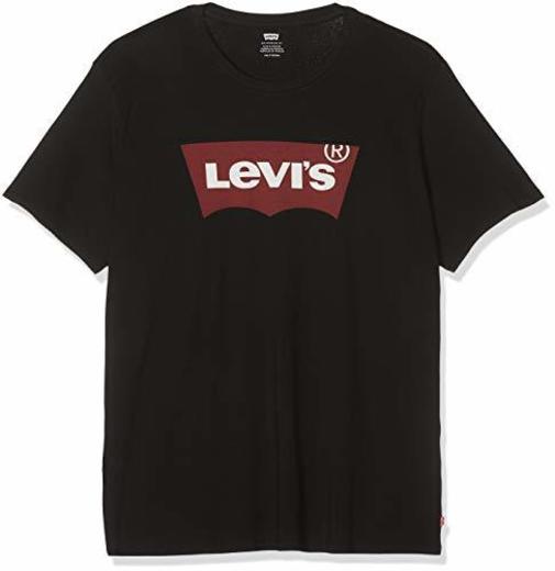 Levi's Graphic Set-in Neck, Camiseta para Hombre, Negro