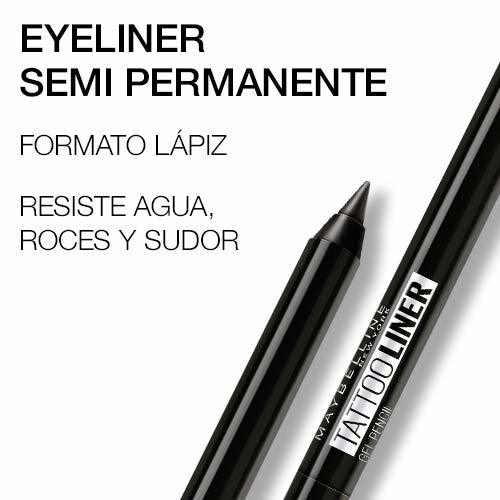 Belleza Maybelline Tattoo Liner 900 Deep Onyx - Lápiz de Ojos Semi-permanente