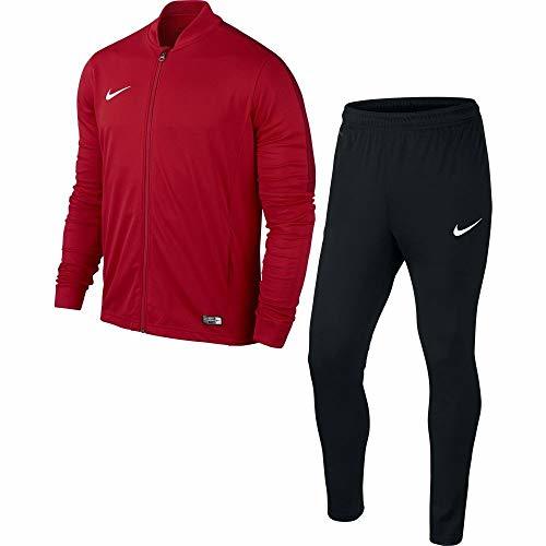 Fitness Nike Academy16 Knt Tracksuit 2, Chándal Para Hombre, Rojo / Negro /