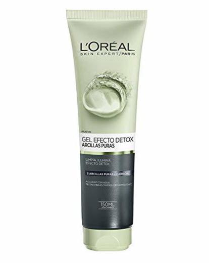 L'Oreal Paris Dermo Expertise Gel Limpiador Efecto Detox Arcillas Puras Negra