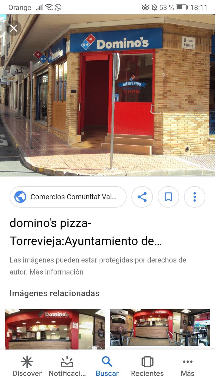 Restaurantes Domino's Pizza