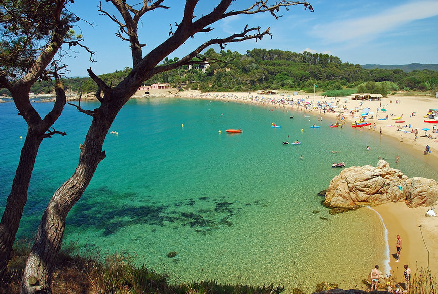 Lugares Platja del Castell Palamós