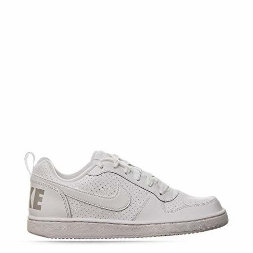 Nike Youths Court Borough Low White Leather Trainers 39 EU