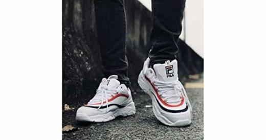 Fila Ray Low, Zapatillas para Hombre, Blanco