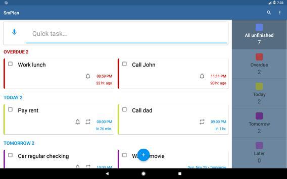 App To Do List with Reminder - SmPlan