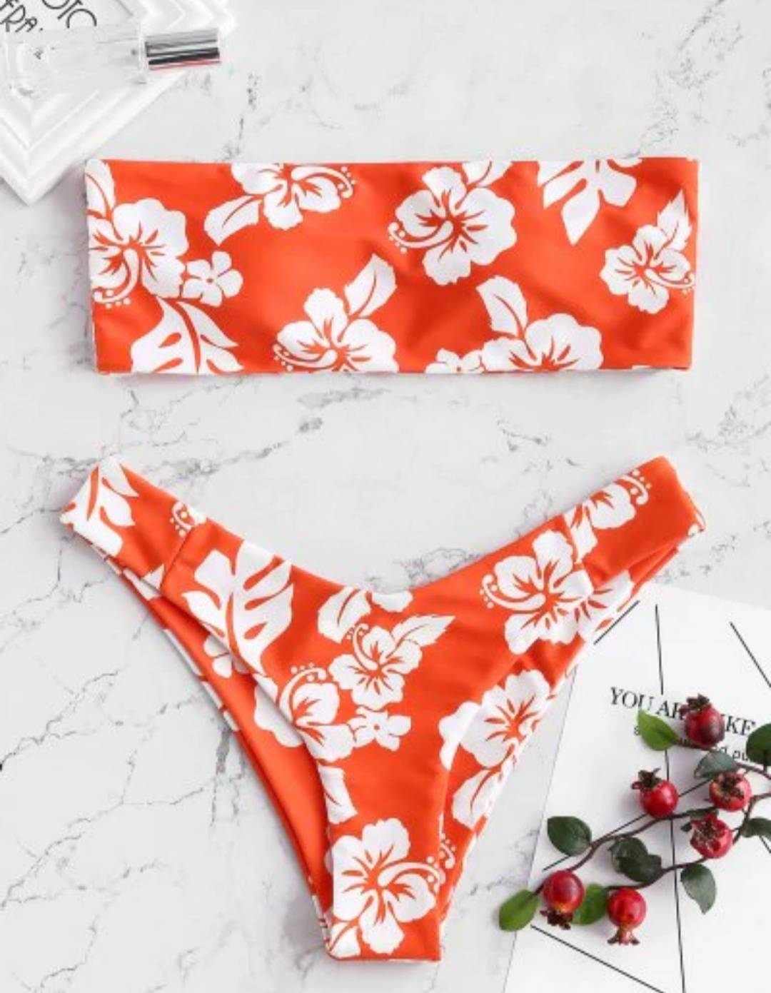 Producto Bikini Bandeau Flores Zaful