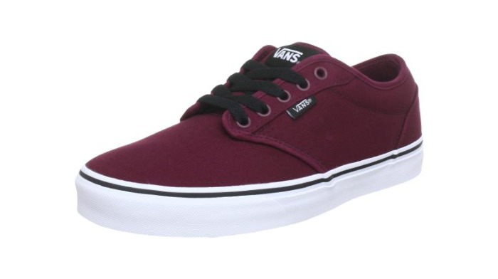 Fashion Vans Atwood Canvas, Zapatillas para Hombre, Rojo