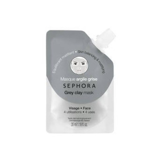 Sephora Grey Clay Mask with geranium extract recovers and balances the skin