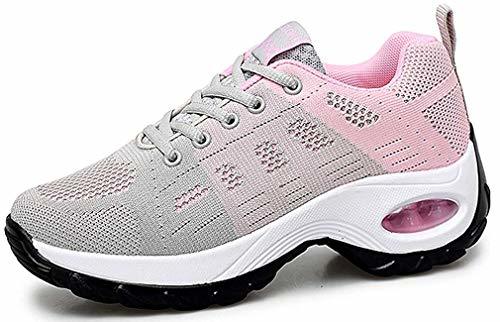 Moda 2019 Zapatos cuña Mujer Zapatillas de Deportivas Plataforma Mocasines Primavera Verano Planas