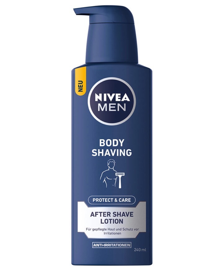 Moda Nivea men shave body. Lo mejor para nosotros tras afeitarse 