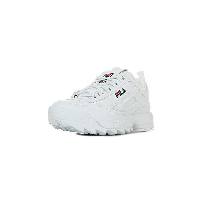 Moda Fila Zapatillas para Mujer, Blanco