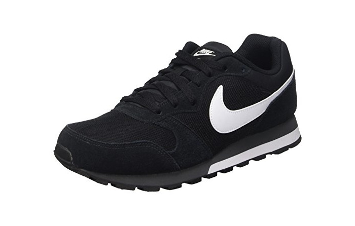 Moda Nike NIKE MD RUNNER 2 Zapatillas de running Hombre, Negro/Blanco/Gris