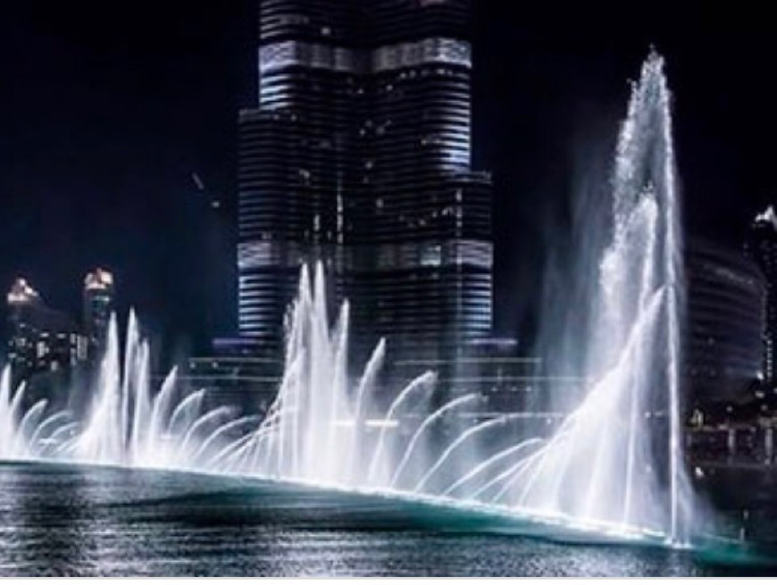 Lugar The Dubai Mall Waterfalls