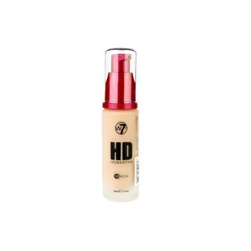 Belleza W7 HD 12 Hour Pump Foundation-True Beige-30ml-new by W7