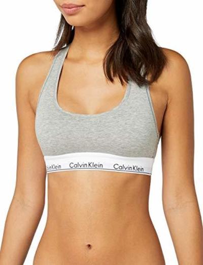 Calvin Klein 0000F3785E, Sujetador para Mujer, Negro