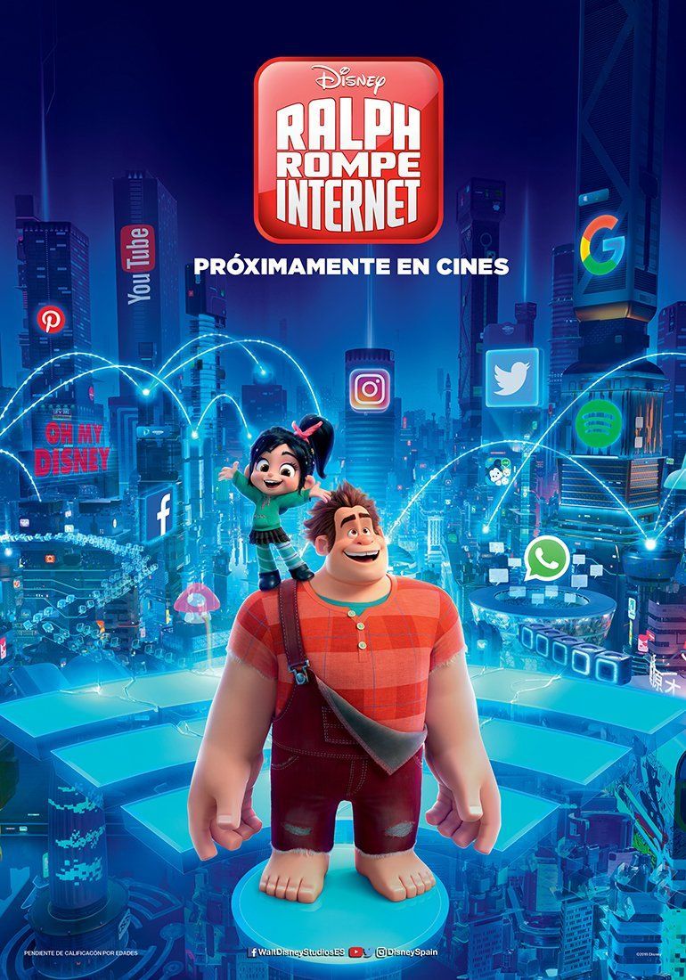 Película Ralph rompe Internet