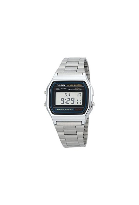 Electronics Casio  A158WA-1DF - Reloj digital de cuarzo para hombre con correa