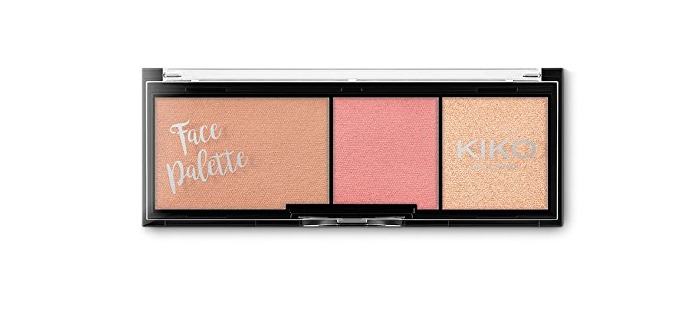 Beauty KIKO Milano Paleta de cara bronceadora Blusher Highlighter Trio en polvo prensado