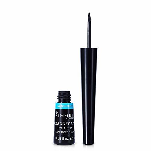 Belleza Rimmel London Exaggerate Automatic Eyeliner Waterproof - Delineador de Ojos Retráctil, Tono