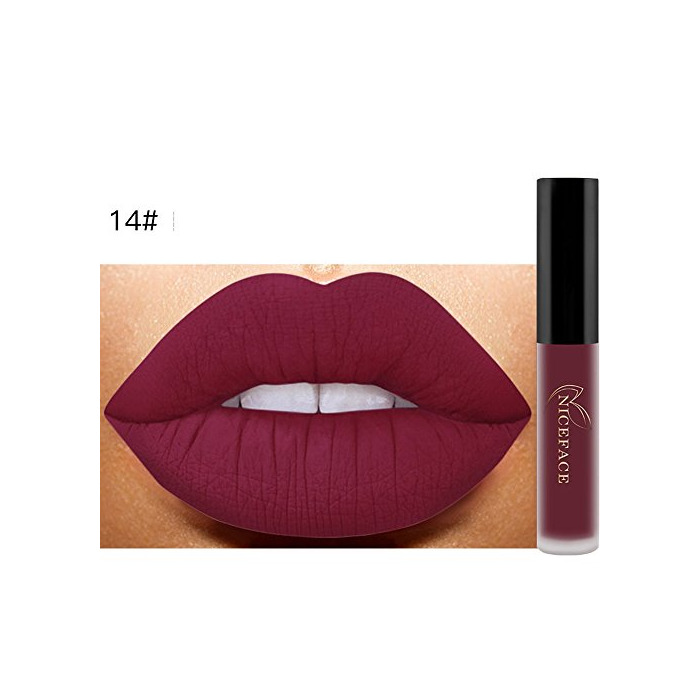 Beauty KanLin1986 Lápiz labial líquido mate Brillo Labial Maquillaje Impermeable #2