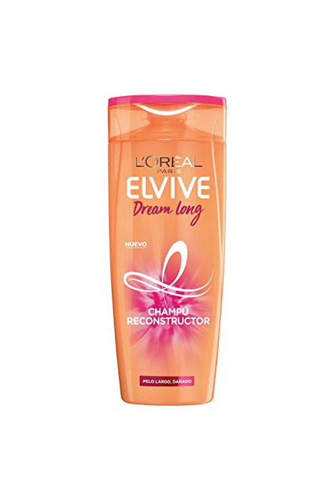 Belleza Elvive Dream Long Champú Reconstructor - 3 Recipientes de 285 ml - Total: 855 ml