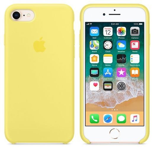 Funda Silicone Case para el iPhone XS - Amarillo suave - Apple (ES)