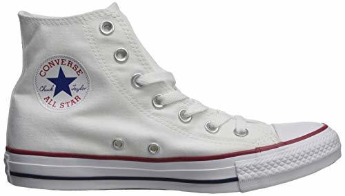 Fashion Converse Chuck Taylor Hi, Zapatillas Unisex, Blanco