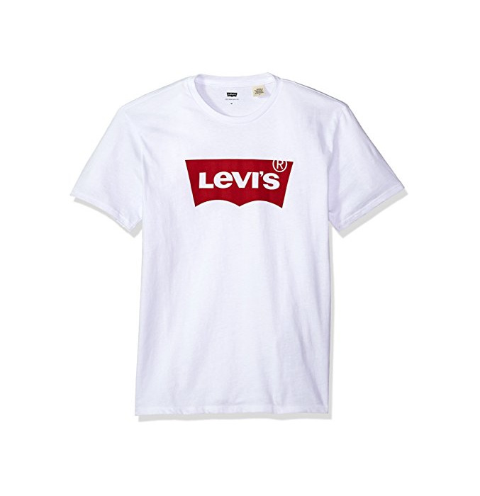 Fashion Levi's Graphic Set-In Neck, Camiseta para Hombre, Blanco