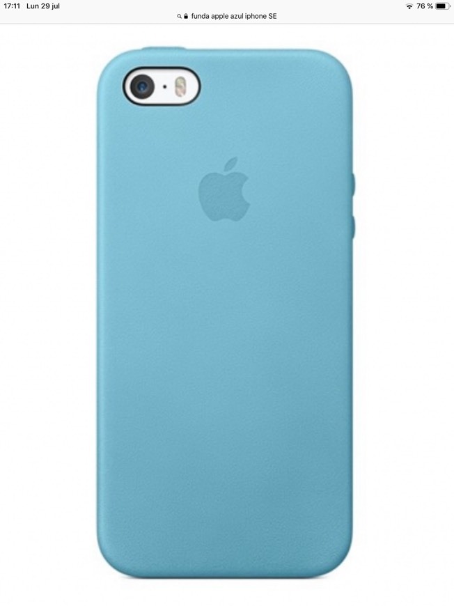 Electronics Funda Silicona para iPhone 5, 5s, SE Silicone Case, Logo Manzana, Textura