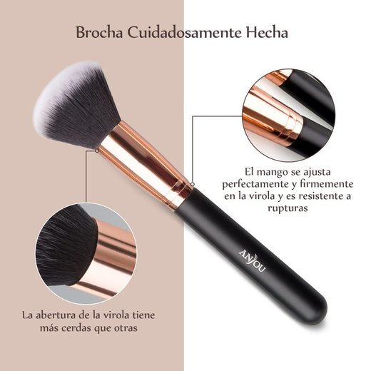 Brochas Maquillaje profesional 8 Piezas de Anjou