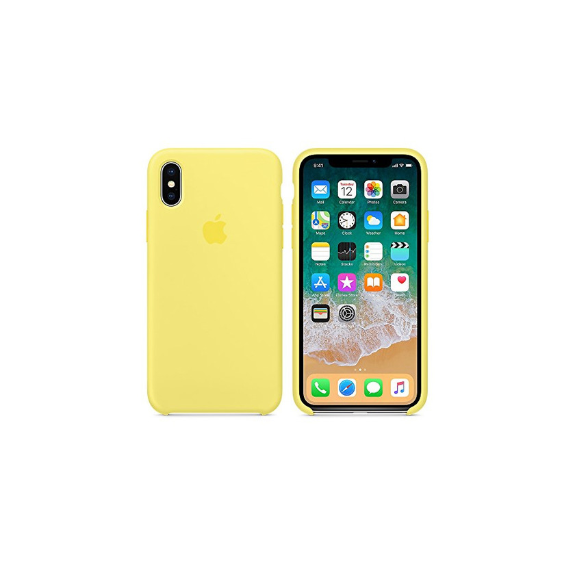 Electronic El último Verano Funda iPhone X, Slim Líquido de Silicona Gel Carcasa