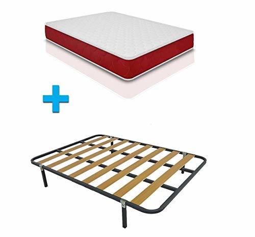 Elemento de la categoría hogar Duermete Cama Completa con colchón viscoelástico viscogel Reversible