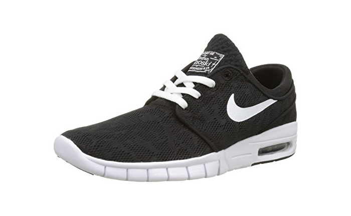 Moda Nike Stefan Janoski Max, Zapatillas de Skateboarding para Hombre, Negro/Blanco