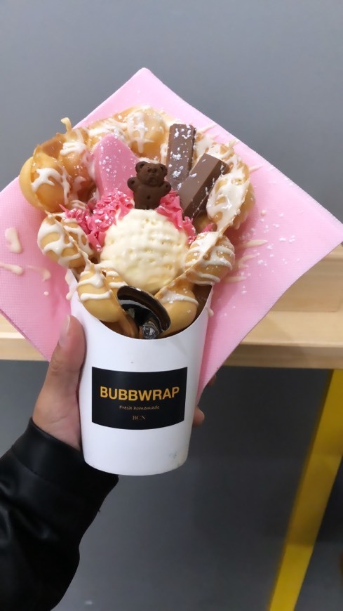 Restaurantes Bubbwrap bubble waffle