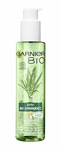 Beauty Lemongrass Aceite para limpieza facial, glicerina vegetal, Garnier Bio Lemongrass Belebendes Waschgel,