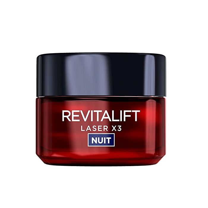 Beauty L'Oréal Paris Revitalift Láser x3 - Crema antiedad de noche con ácido hialurónico