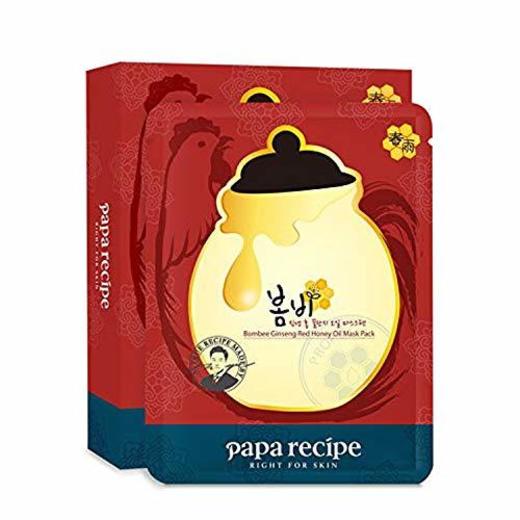 Paparecipe Bombee Ginseng Red Honey Oil Mask 10pc