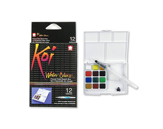 KOI Watercolors Field Box Set of 12 Colors