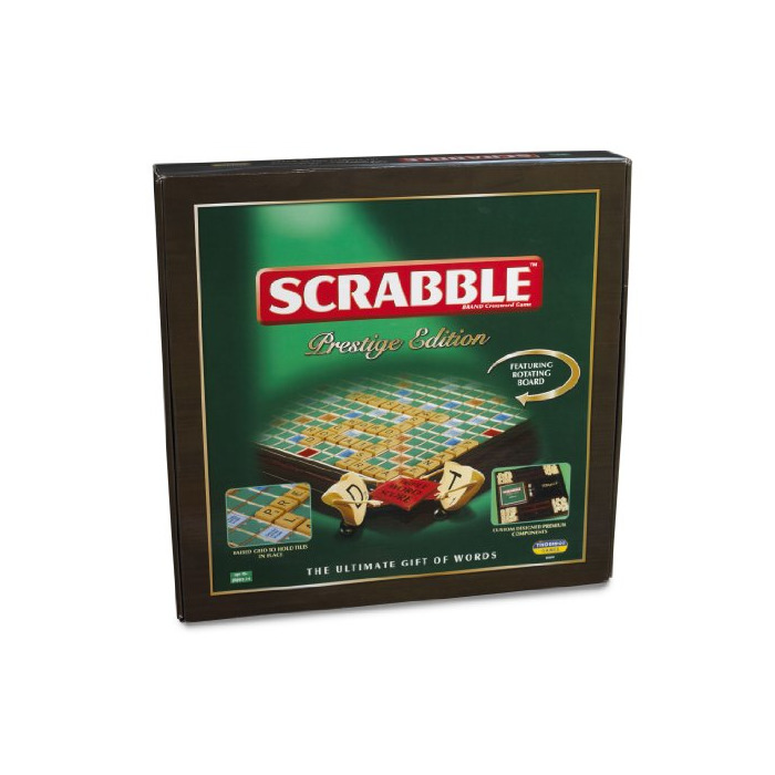 Scrabble Prestige Edition - Juego de Tablero, 2 a 4 Jugadores