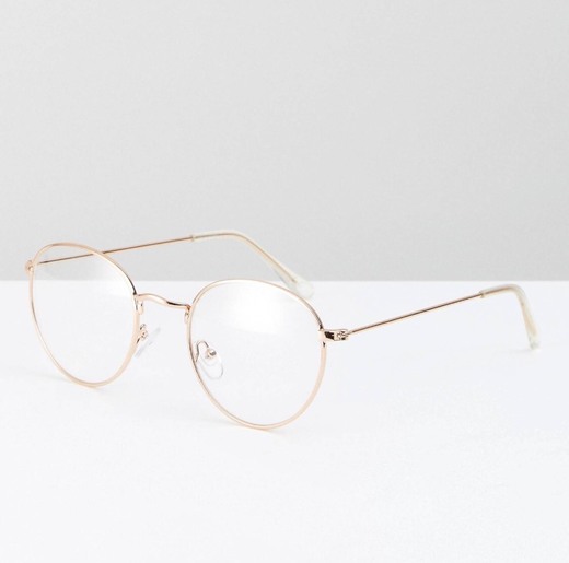 Gafas doradas de Asos